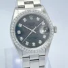 Rolex Oyster Perpetual Date 1500 34mm Diamond Bezel Date-just