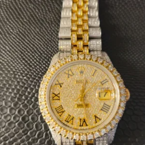 Men's and Women's Rolex 100% Real Diamond watch